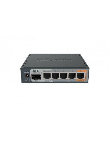 Mikrotik hEX S кабелен рутер...